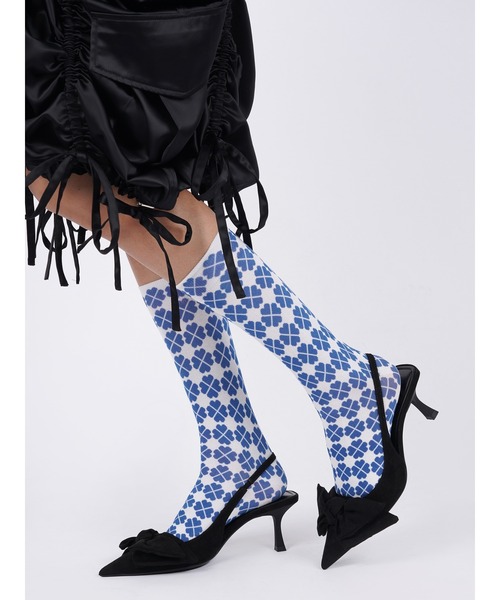 PAMEO POSE（パメオポーズ）の「【Tabio】NERD Assort Socks（ソックス/靴下・レディース・レッド/ブルー・FREE）」の2枚目の写真