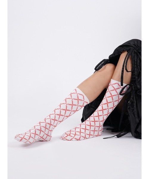 PAMEO POSE（パメオポーズ）の「【Tabio】NERD Assort Socks（ソックス/靴下・レディース・レッド/ブルー・FREE）」の10枚目の写真