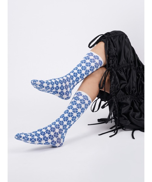 PAMEO POSE（パメオポーズ）の「【Tabio】NERD Assort Socks（ソックス/靴下・レディース・レッド/ブルー・FREE）」の8枚目の写真