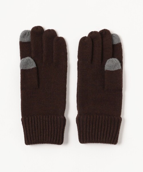 BEAMS(ビームス)の「ケーブルニット グローブ(タッチパネル対応)(手袋・メンズ・ネイビー/ブラック/ブラウン・ONE SIZE)」の16枚目の写真