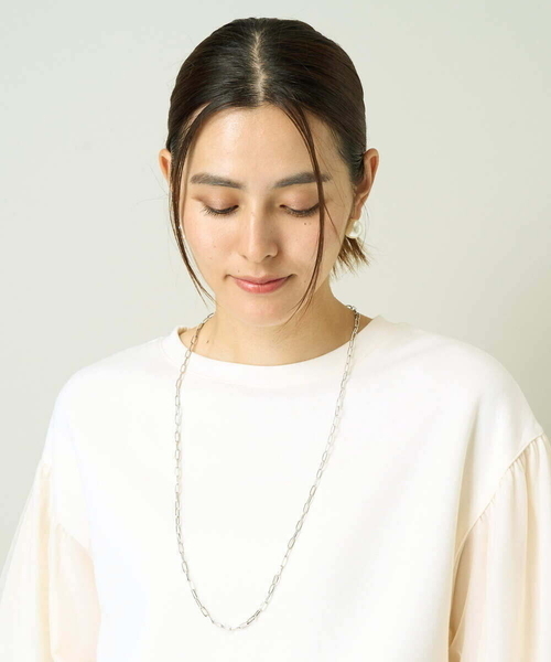 a.v.v(アーヴェヴェ)の「ロングチェーンネックレス(ネックレス・レディース・ゴールド/シルバー・38)」の3枚目の写真
