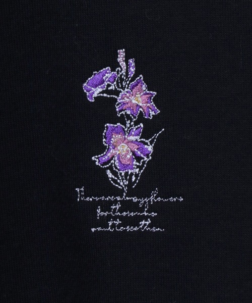 ANPAS（アンパス）の「ANPAS Fleece Lining Flower Embroidery Oversized SweatShirt/ANPAS 別注 裏起毛 花柄 フラワー ワンポイント刺繍 オーバーサイズ スウェット トップス トレーナー メンズ（スウェット・メンズ・ブラック系その他/ホワイト系その他2/ブラック系その他3/グレー系その他/ブラック系その他2/グレー系その他2/グレー系その他3/ホワイト系その他/ホワイト系その他3・M/L/LL）」の13枚目の写真