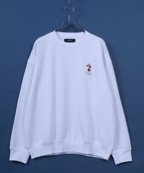 ANPAS（アンパス）の「ANPAS Fleece Lining Flower Embroidery