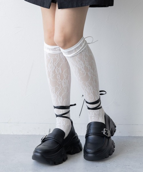 HARE（ハレ）の「ベルトデザインローファー(HARE)（ローファー・レディース・ブラック系その他/ブラック・LARGE/MEDIUM）」の4枚目の写真