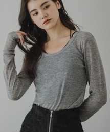 rectangle | シアーテレコクルーネックトップス(Tシャツ/カットソー)