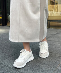 Chez toi | 【超軽量】異素材スニーカー(スニーカー)