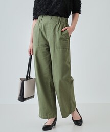 SHOO・LA・RUE | 【洗える】程よいワイドシルエットですっきりと コットンベイカーパンツ(その他パンツ)