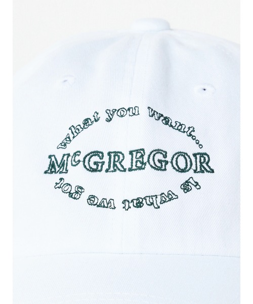 McGREGOR（マックレガー）の「サークル刺繍キャップ（キャップ・レディース・サンドベージュ/ホワイト/ブラック・FREE）」の16枚目の写真