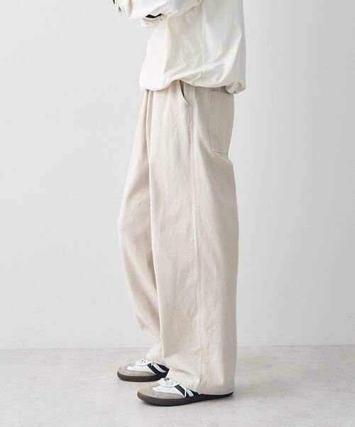 CRAFT STANDARD BOUTIQUE（クラフトスタンダードブティック）の「カラーズシェフパンツ（チノパンツ・レディース・ピンク/ブルー/ライトグレー/パープル/グリーン・L/XL/M）」の19枚目の写真