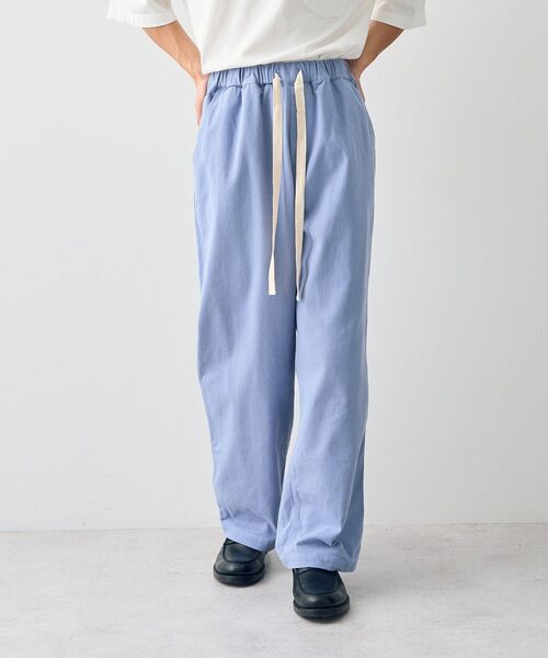 CRAFT STANDARD BOUTIQUE（クラフトスタンダードブティック）の「カラーズシェフパンツ（チノパンツ・レディース・ピンク/ブルー/ライトグレー/パープル/グリーン・L/XL/M）」の9枚目の写真