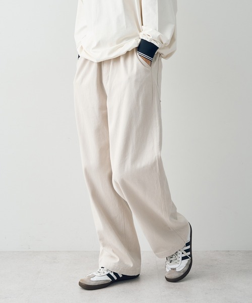 CRAFT STANDARD BOUTIQUE（クラフトスタンダードブティック）の「カラーズシェフパンツ（チノパンツ・レディース・ピンク/ブルー/ライトグレー/パープル/グリーン・L/XL/M）」の2枚目の写真