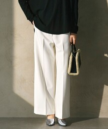 【洗える】 Peツイルダウンファブリック ワイドパンツ