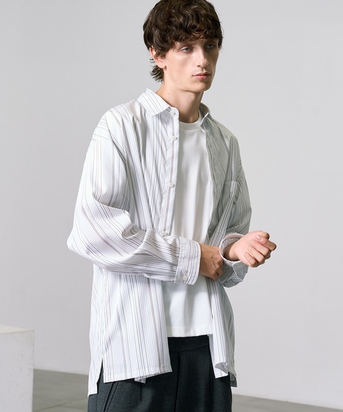 スーピマコットンストライプシャツ（シャツ/ブラウス）｜PUBLIC TOKYO