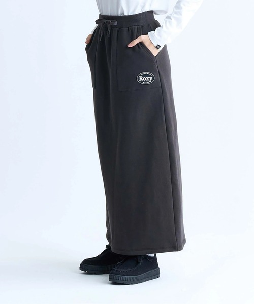 ROXY（ロキシー）の「JIVY SKIRT/ロキシースウェットスカート（スカート・レディース・グレー/ブラック/ブルー・LARGE/MEDIUM/SMALL）」の4枚目の写真