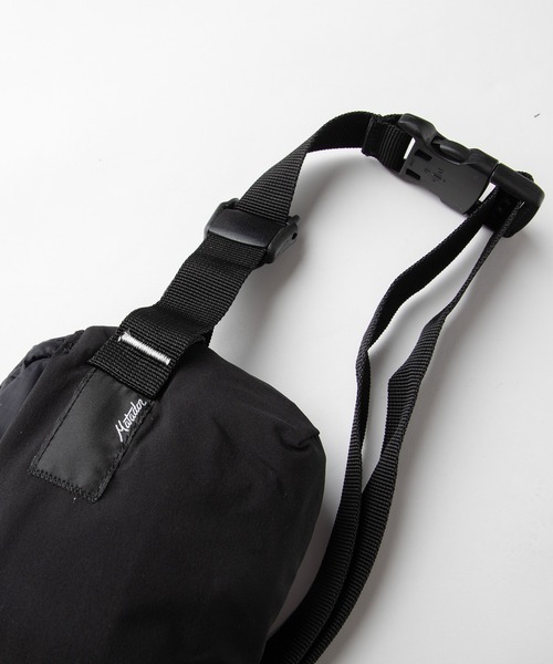 Matador(マタドール)の「MATADOR Refraction Packable Sling マタドール リフラクション パッカブルスリング(ボディバッグ/ウエストポーチ・メンズ・ブラック・FREE)」の11枚目の写真