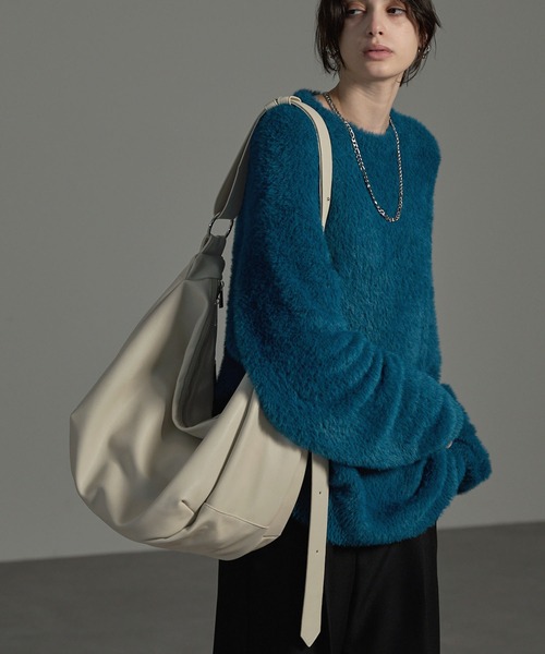 CIYOT（シヨウト）の「【CIYOT-シヨウト-】2WAYリングベルトラウンドショルダーバッグ（ショルダーバッグ・メンズ・ブラック/ダークブラウン/アイボリー/ブラック系/チャコール・FREE）」の20枚目の写真