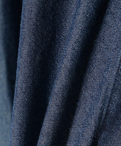 【SOEMDIFF】ワンポイント長袖デニムシャツ メンズ ウエスタンシャツ 冬服（シャツ/ブラウス）｜SOMEDIFF（サムディフ）