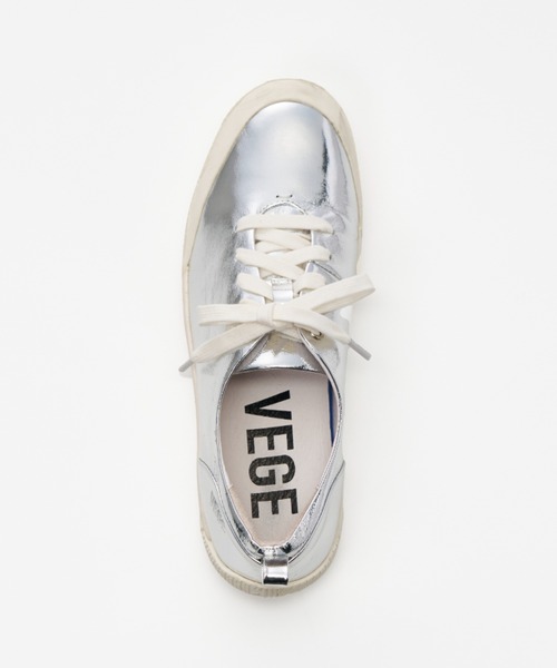 VEGE(ベジ)の「VEGE Elf(スニーカー・レディース・ホワイト/ブラック/シルバー・23/23.5/24/24.5)」の6枚目の写真