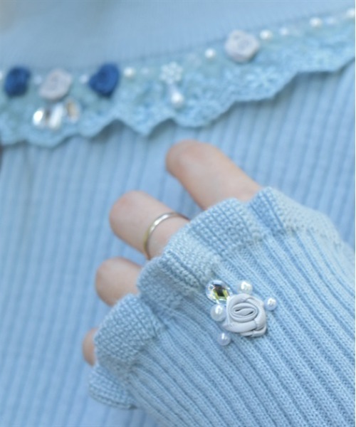 セール】バラボトルネックリブプルオーバー（ニット/セーター）｜axes