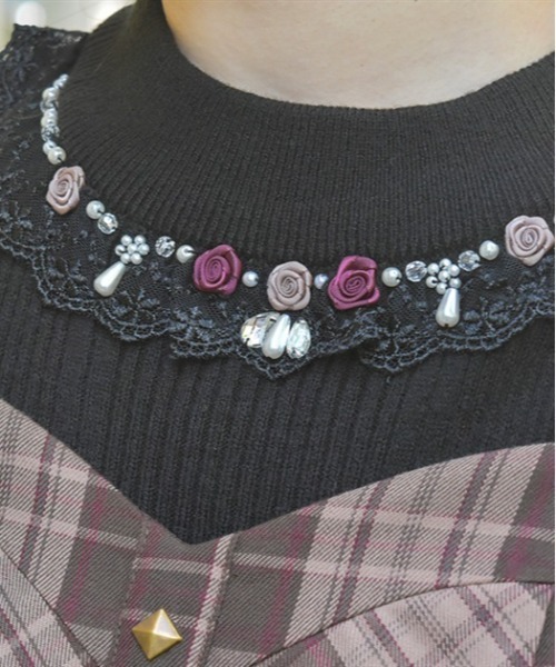 axes femme（アクシーズファム）の「バラボトルネックリブプルオーバー（ニット/セーター・レディース・サックスブルー/ブラック/キナリ/ラベンダー/ミント/イエロー/ピンク・FREE）」の16枚目の写真