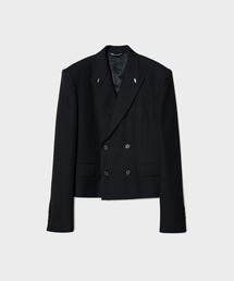 WOOL GABARDINE SPENCER JACKET
