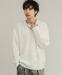 improves | 畦編み クルーネック ニットセーター(ニット/セーター)