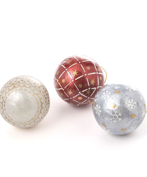 16個　カピス　オーナメント　スタジオクリップ　クリスマス　ボール カピス貝 16個 カピス オーナメント スタジオクリップ クリスマス ボール カピス