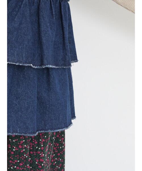 Samansa Mos2（サマンサ モスモス）の「◎フリルティアードベスト（ベスト・レディース・ブラック/ブルー/カーキ・F）」の17枚目の写真