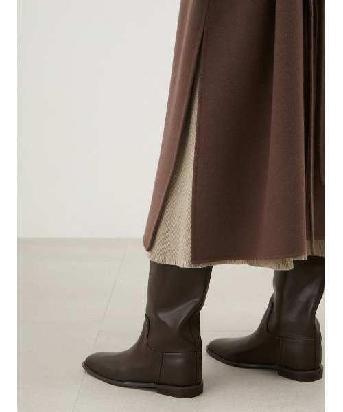 Mila Owen(ミラオーウェン)の「ウールロングコート(その他アウター・レディース・チャコールグレー/ブラウン/イエロー・0/1)」の15枚目の写真