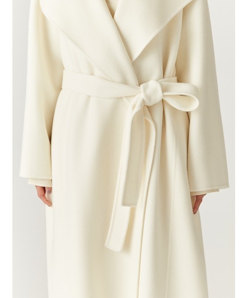 FRAY I.D フレイアイディー　リバーコート　ロングコート　アイボリー　白 フレイ アイディー FRAY I.D 2WAYリバーガウンコート