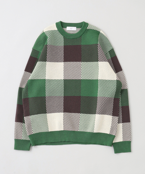 417 EDIFICE(フォーワンセブンエディフィス)の「FRENCH CASUALS KNIT(ニット/セーター・メンズ・オレンジ系その他/ベージュ/ネイビー/グリーン・MEDIUM/LARGE)」の3枚目の写真