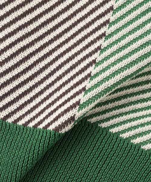 417 EDIFICE(フォーワンセブンエディフィス)の「FRENCH CASUALS KNIT(ニット/セーター・メンズ・オレンジ系その他/ベージュ/ネイビー/グリーン・MEDIUM/LARGE)」の7枚目の写真