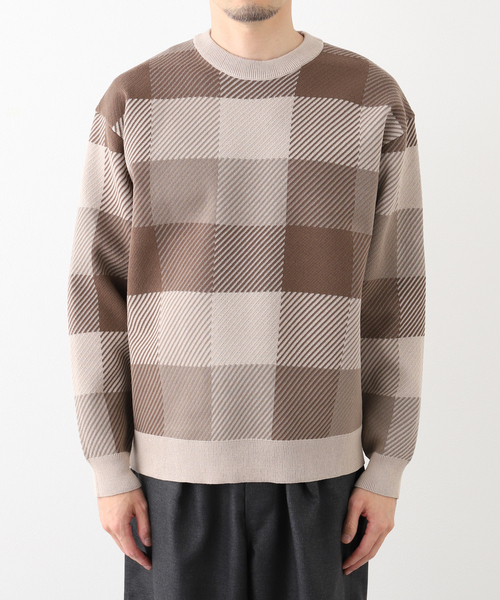 417 EDIFICE(フォーワンセブンエディフィス)の「FRENCH CASUALS KNIT(ニット/セーター・メンズ・オレンジ系その他/ベージュ/ネイビー/グリーン・MEDIUM/LARGE)」の10枚目の写真