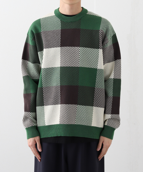 417 EDIFICE(フォーワンセブンエディフィス)の「FRENCH CASUALS KNIT(ニット/セーター・メンズ・オレンジ系その他/ベージュ/ネイビー/グリーン・MEDIUM/LARGE)」の13枚目の写真