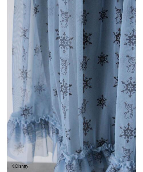 ehka sopo（エヘカソポ）の「【Disney】アナと雪の女王/シアーフリルスカート（スカート・レディース・サックスブルー/オフホワイト・F）」の6枚目の写真