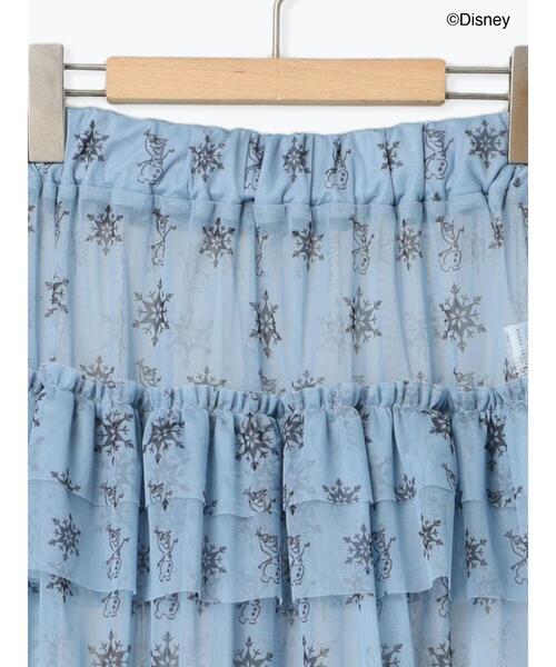 ehka sopo（エヘカソポ）の「【Disney】アナと雪の女王/シアーフリルスカート（スカート・レディース・サックスブルー/オフホワイト・F）」の22枚目の写真