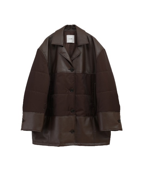 CLANE（クラネ）の「CLANE/クラネ/LEATHER SWITCHING OVER JACKET
