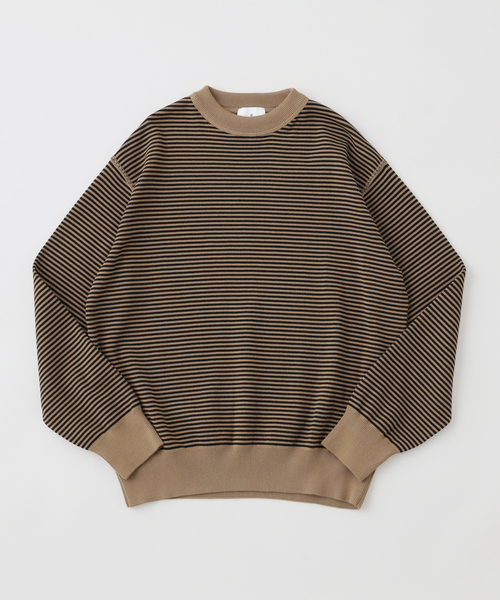 ROYAL MER(ロワイヤルメール)の「ROYAL MER / ロワイヤル メール SOAN(ニット/セーター・メンズ・ブラウン/ベージュ/ネイビー・LARGE/MEDIUM)」の2枚目の写真