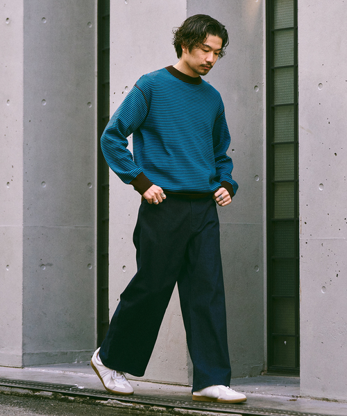 ROYAL MER(ロワイヤルメール)の「ROYAL MER / ロワイヤル メール SOAN(ニット/セーター・メンズ・ブラウン/ベージュ/ネイビー・LARGE/MEDIUM)」の9枚目の写真