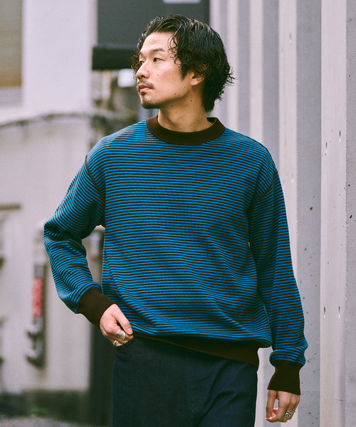 ROYAL MER(ロワイヤルメール)の「ROYAL MER / ロワイヤル メール SOAN(ニット/セーター・メンズ・ブラウン/ベージュ/ネイビー・LARGE/MEDIUM)」の7枚目の写真