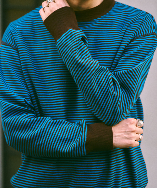 ROYAL MER(ロワイヤルメール)の「ROYAL MER / ロワイヤル メール SOAN(ニット/セーター・メンズ・ブラウン/ベージュ/ネイビー・LARGE/MEDIUM)」の11枚目の写真