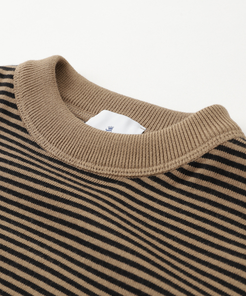 ROYAL MER(ロワイヤルメール)の「ROYAL MER / ロワイヤル メール SOAN(ニット/セーター・メンズ・ブラウン/ベージュ/ネイビー・LARGE/MEDIUM)」の15枚目の写真