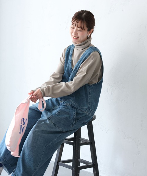 soulberry（ソウルベリー）の「くるしゅうない！タートル（ニット/セーター・レディース・ブラック/オフホワイト/ベージュ/グレー・LL/M/3L/L/5L/4L）」の8枚目の写真