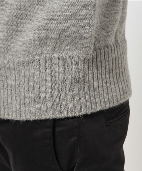 NECESSARY or UNNECESSARY(ネセサリーオアアンネセサリー)の「【NECESSARY or UNNECESSARY】THREE DIMANSIONAL KNIT(ニット/セーター・メンズ・グレー/ブルー/ネイビー/イエロー/マスタード/サックスブルー・MEDIUM/LARGE)」の11枚目の写真