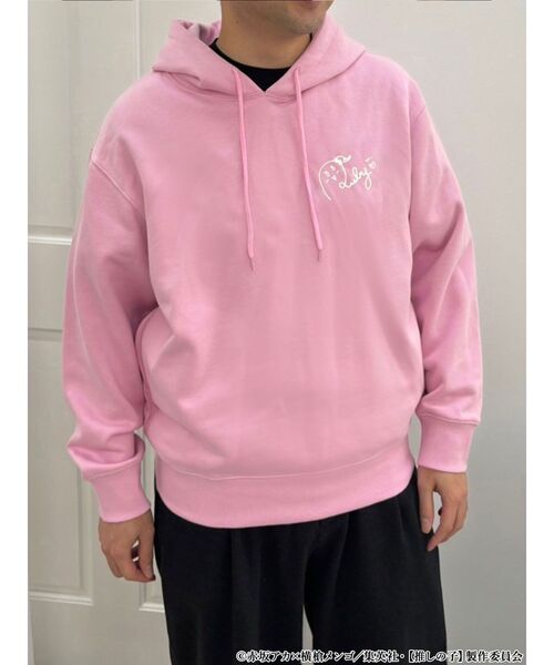 MERCURYDUO(マーキュリーデュオ)の「TVアニメ【推しの子】裏起毛シルエットプリントパーカー(パーカー・レディース・ベビーピンク/ピンク/アイボリー/ブラック・LARGE/X-LARGE)」の16枚目の写真