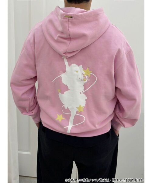 MERCURYDUO(マーキュリーデュオ)の「TVアニメ【推しの子】裏起毛シルエットプリントパーカー(パーカー・レディース・ベビーピンク/ピンク/アイボリー/ブラック・LARGE/X-LARGE)」の18枚目の写真