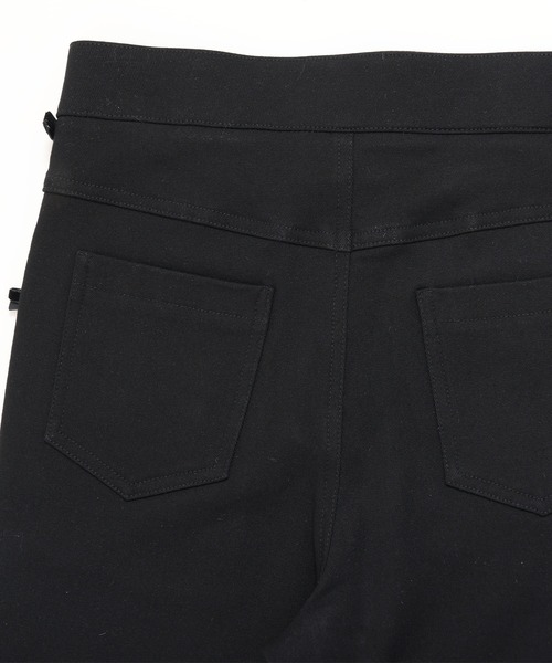 MERAKI(メラキ)の「リボンスキニーパンツ(その他パンツ・レディース・ブラック・S/M/L)」の4枚目の写真