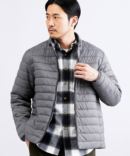 jiggys shop(ジギーズショップ)の「ライト中綿インナーブルゾンジャケット(ブルゾン・メンズ・チャコールグレー/ブラック/ネイビー・MEDIUM/LARGE/X-LARGE)」の1枚目の写真