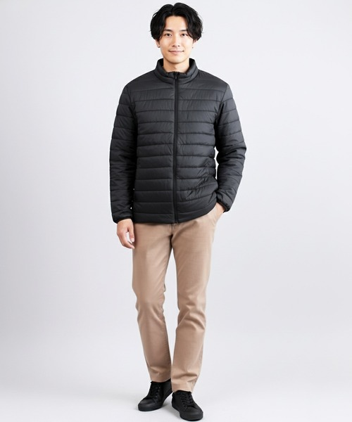 jiggys shop(ジギーズショップ)の「ライト中綿インナーブルゾンジャケット(ブルゾン・メンズ・チャコールグレー/ブラック/ネイビー・MEDIUM/LARGE/X-LARGE)」の15枚目の写真