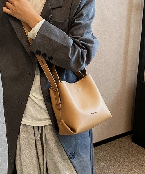 セール】ショルダーバッグ 2wayバケットバッグ（ショルダー